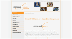 Desktop Screenshot of montessori-borken.de